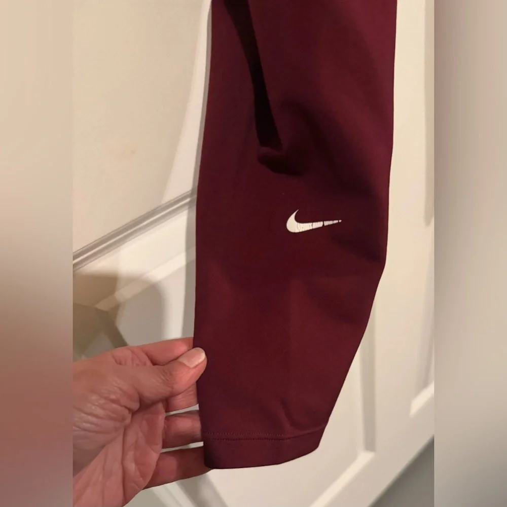 Nike Dri-Fit Burgundy Leggings